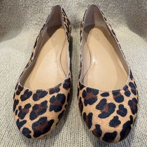 J.Crew Leopard Print Ballet Flats